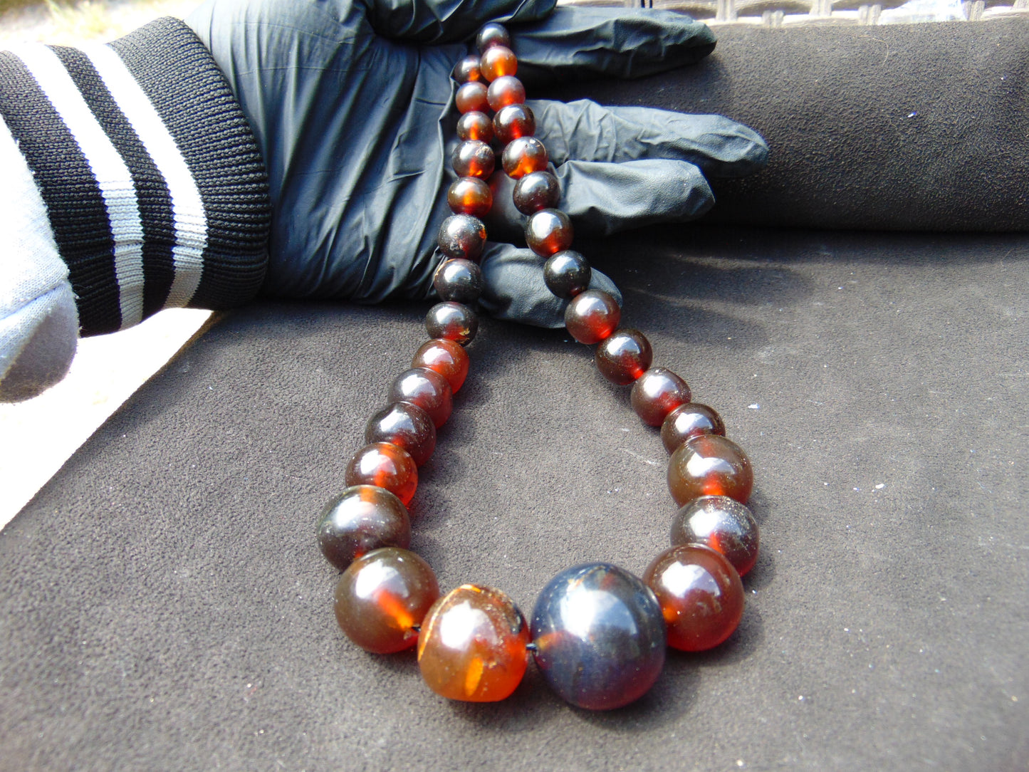 66 gram Small Beads Combination Necklace Indonesian Amber for Healing A907