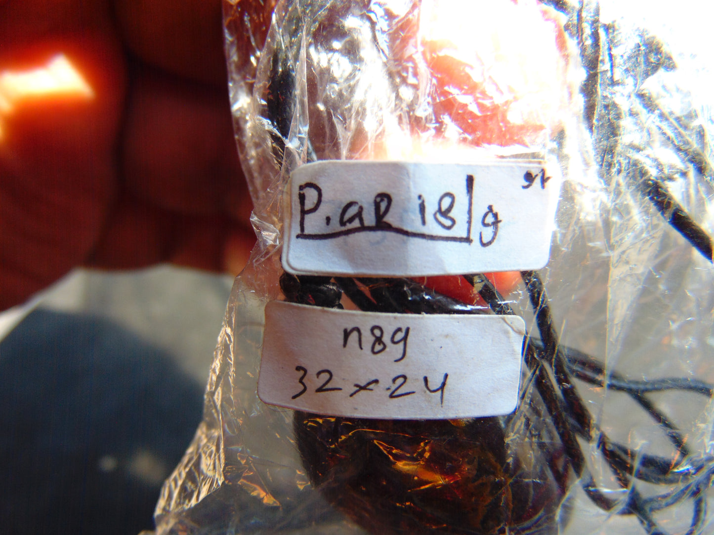 9 gram Pendant Indonesian Blue Amber for Healing PAR18