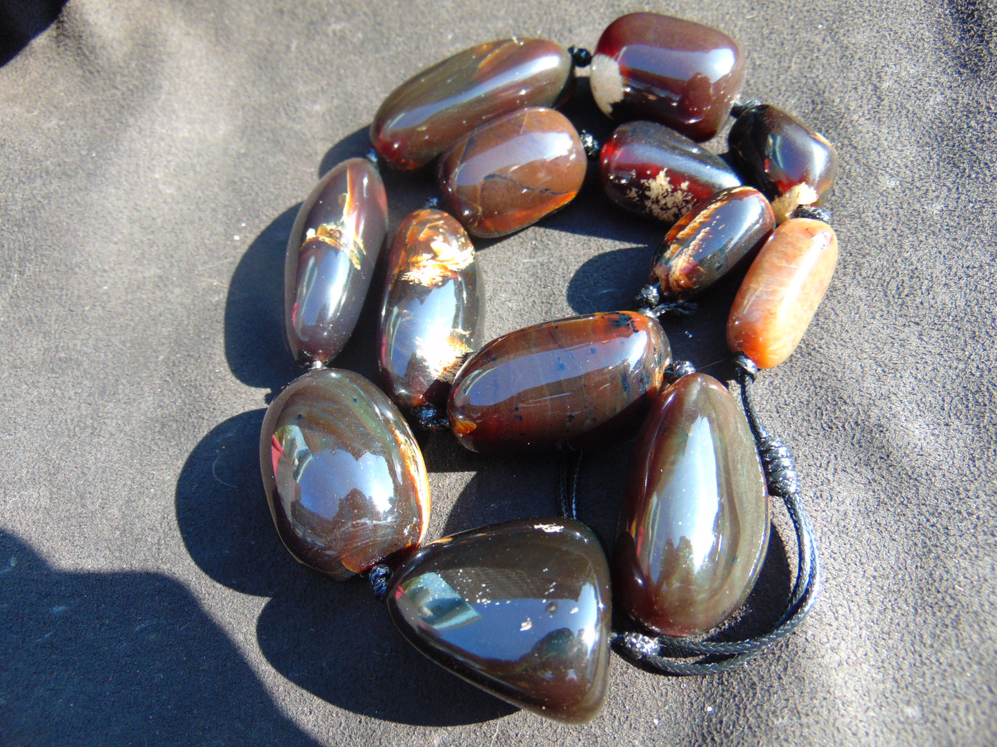 156 gram Small Beads Combination Necklace Indonesian Amber for Healing NE72