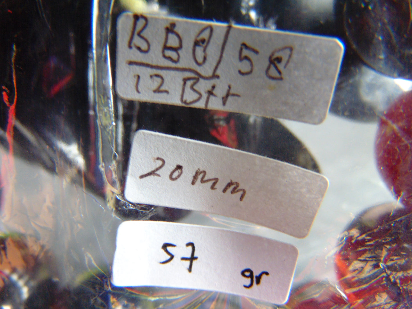 57 gram Beads Mala Bracelet Indonesian Cherry Red Amber for Healing BB8