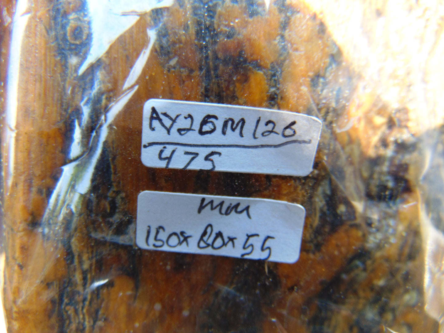 475 gram Polished Indonesia Yellow Aromatic Amber for Healing AY26M126