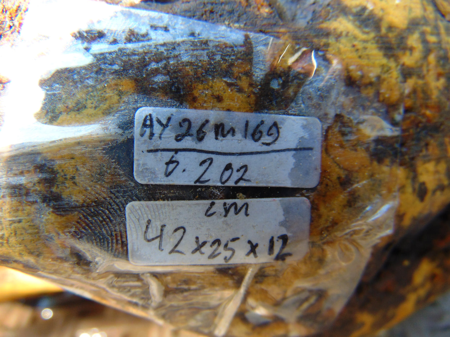 6202 gram Polished Indonesia Yellow Aromatic Amber for Healing AY26M169