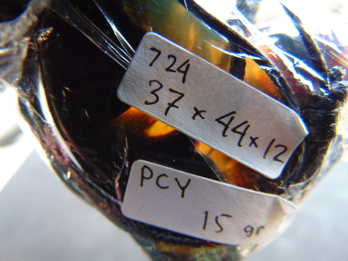 15 gr 37X44X12 mm Pendant Indonesian Blue Amber for Healing PCY724