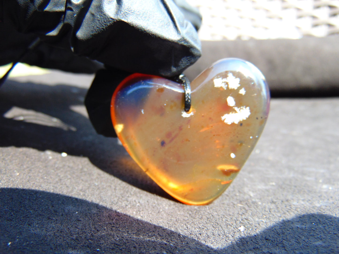 12 gr 42X42X11 mm Pendant Indonesian Blue Amber for Healing A1K109