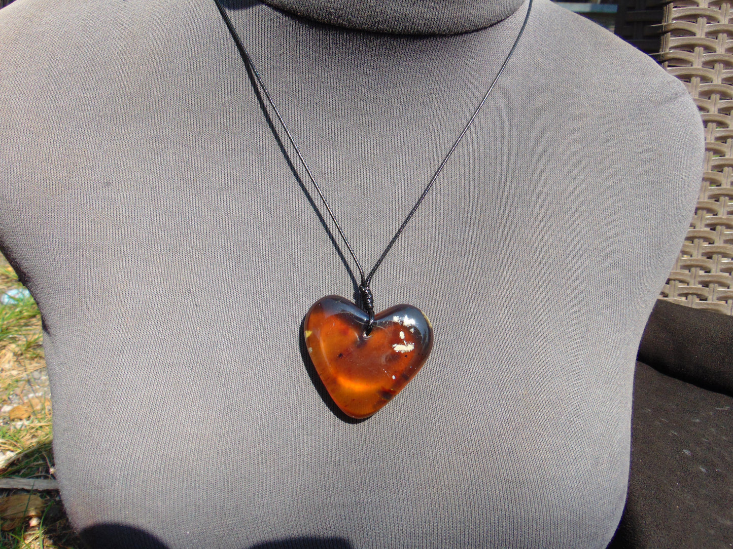 12 gr 42X42X11 mm Pendant Indonesian Blue Amber for Healing A1K109
