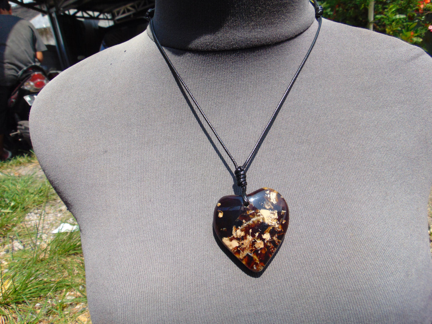 18 gram 43x43x18 mm Pendant Indonesian Amber for Healing 25Y28