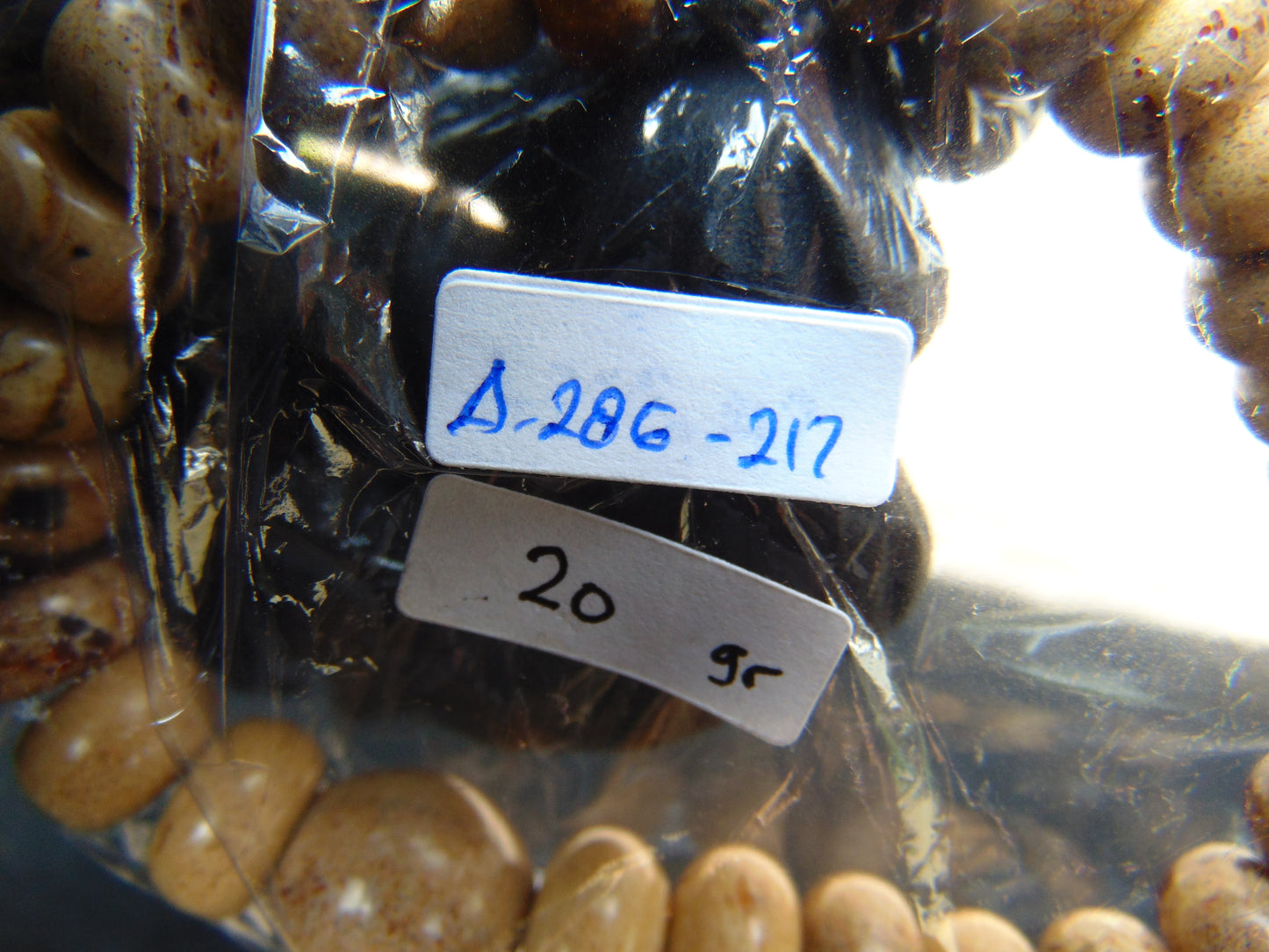 20 gram Small Beads Bracelet Indonesian White Amber for Healing A286217