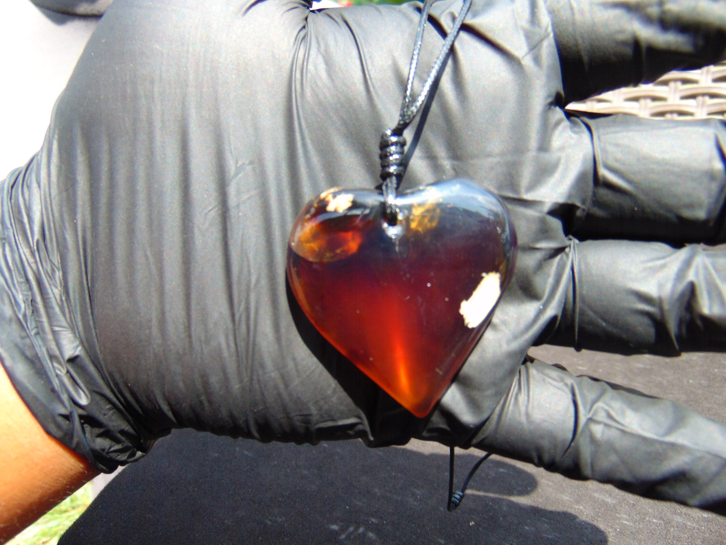 10 gram 38x38x14 mm Pendant Indonesian Amber for Healing 25Y34