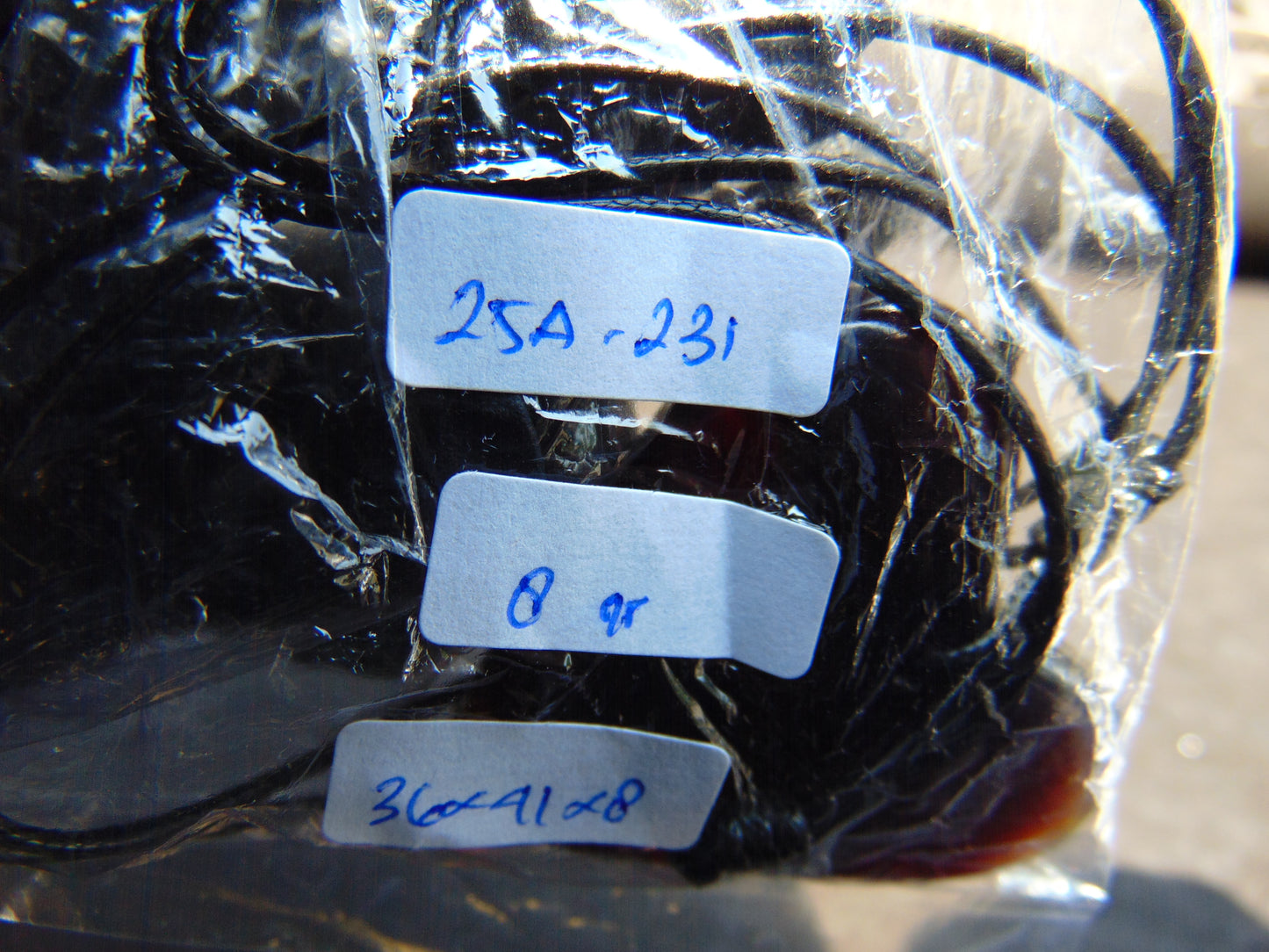 8 gr Heart Pendant Indonesian Black Blue Amber for Healing 25A231