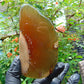 56 gram Slab polished Indonesian yellow blue Amber for Healing ML80