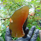 56 gram Slab polished Indonesian yellow blue Amber for Healing ML80