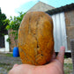 334 gram Polished Indonesia Yellow Fragrance Amber for Healing FK1