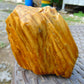 258 gram Polished Indonesia Yellow Fragrance Amber for Healing FK10