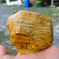 258 gram Polished Indonesia Yellow Fragrance Amber for Healing FK10