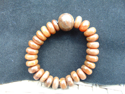 20 gram Small Beads Bracelet Indonesian White Amber for Healing A34G217 (Copy)