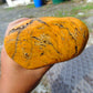 386 gram Polished Indonesia Yellow Fragrance Amber for Healing FK5