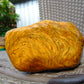 274 gram Polished Indonesia Yellow Fragrance Amber for Healing FK7