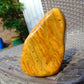 274 gram Polished Indonesia Yellow Fragrance Amber for Healing FK7