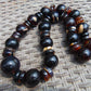 221 gram Small Beads Combination Necklace Indonesian White Amber for Healing NO.48