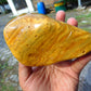 274 gram Polished Indonesia Yellow Fragrance Amber for Healing FK7