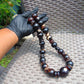221 gram Small Beads Combination Necklace Indonesian White Amber for Healing NO.48