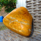 237 gram Polished Indonesia Yellow Fragrance Amber for Healing FK6