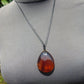 11 gr Pendant 42x35x12mm Indonesian Blue Amber for Healing PCY615