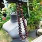164 gram Small Beads Combination Necklace Indonesian Yellow Blue Amber for Healing NK5