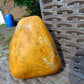 237 gram Polished Indonesia Yellow Fragrance Amber for Healing FK6