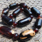 116 gram Small Beads Combination Necklace Indonesian Inclusion Dark Amber for Healing NO.6