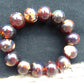 34 gram 14 Beads Mala Bracelet Indonesian Cherry Red Amber for Healing A14G245