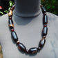 116 gram Small Beads Combination Necklace Indonesian Inclusion Dark Amber for Healing NO.6