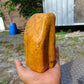 353 gram Polished Indonesia Yellow Fragrance Amber for Healing FK4