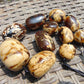 130 gr Small Beads Combination Necklace Indonesian Amber for Healing