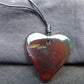 6  gr Heart Pendant Indonesian Red  Amber for Healing 25Y377