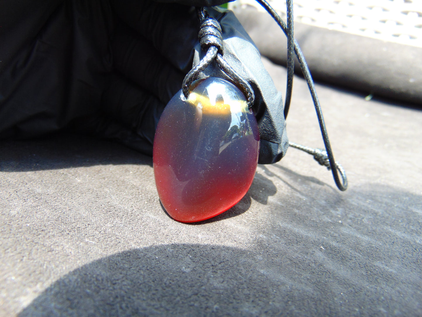 13 gr Pendant Indonesian Blue Amber for Healing PB100