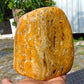 531 gram Polished Indonesia Yellow Fragrance Amber for Healing FK3