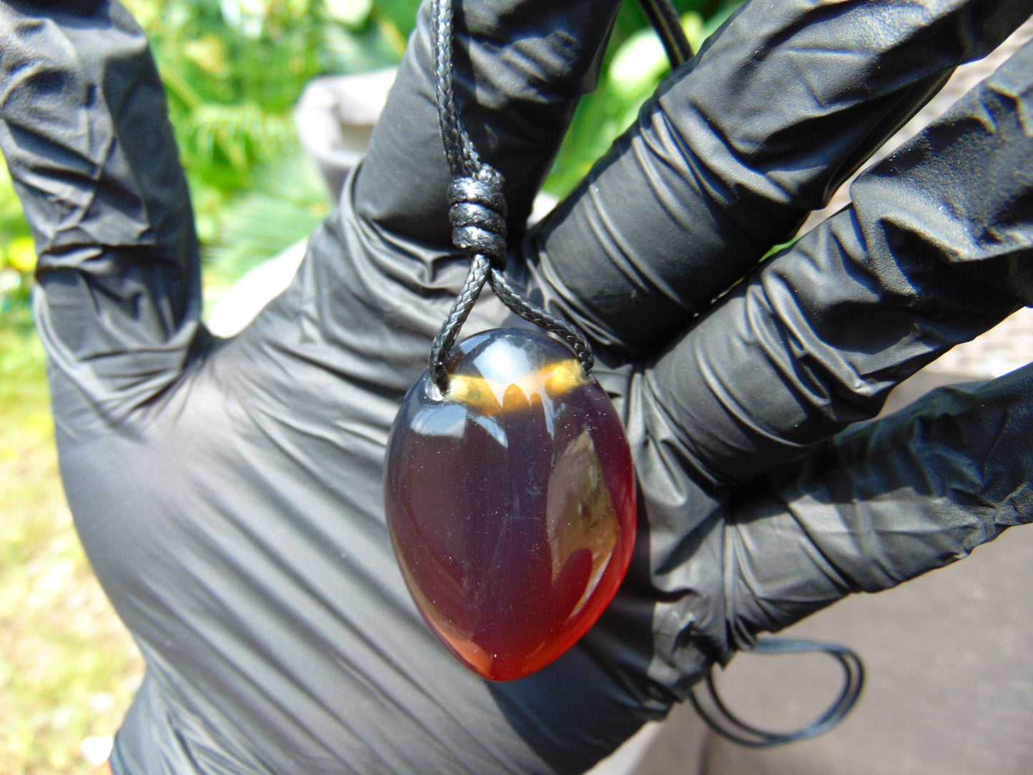 13 gr Pendant Indonesian Blue Amber for Healing PB100