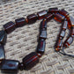 117 gram Small Beads Combination Necklace Indonesian Cherry Red Amber for Healing NE54