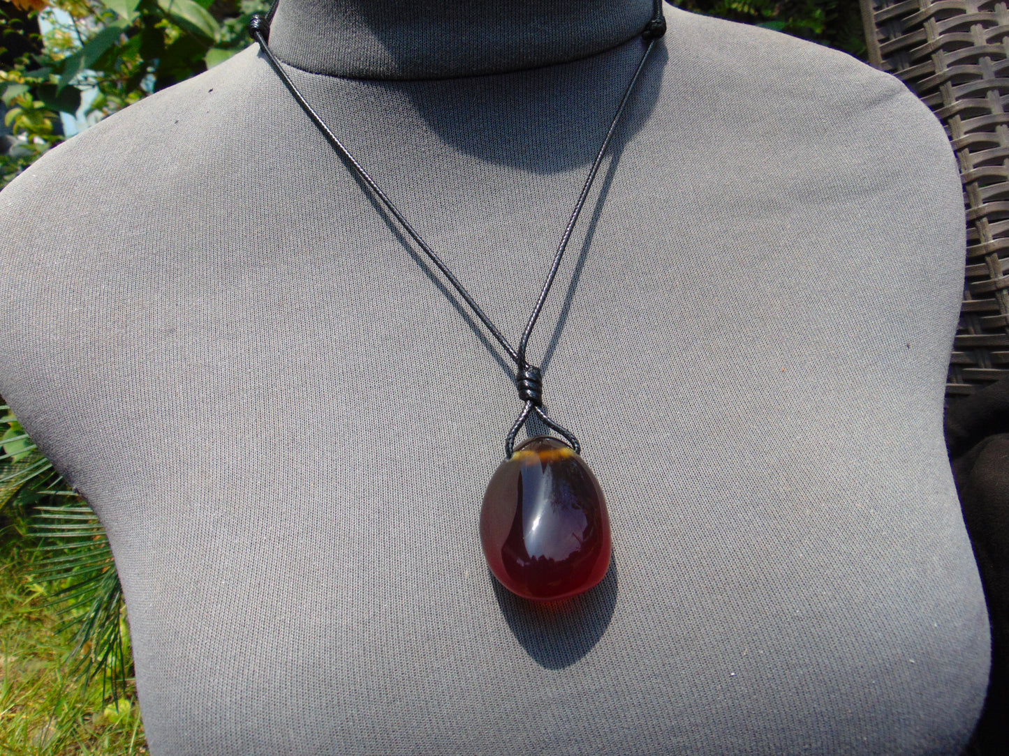 13 gr Pendant Indonesian Blue Amber for Healing PB100