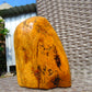 707 gram Polished Indonesia Yellow Fragrance Amber for Healing FK2