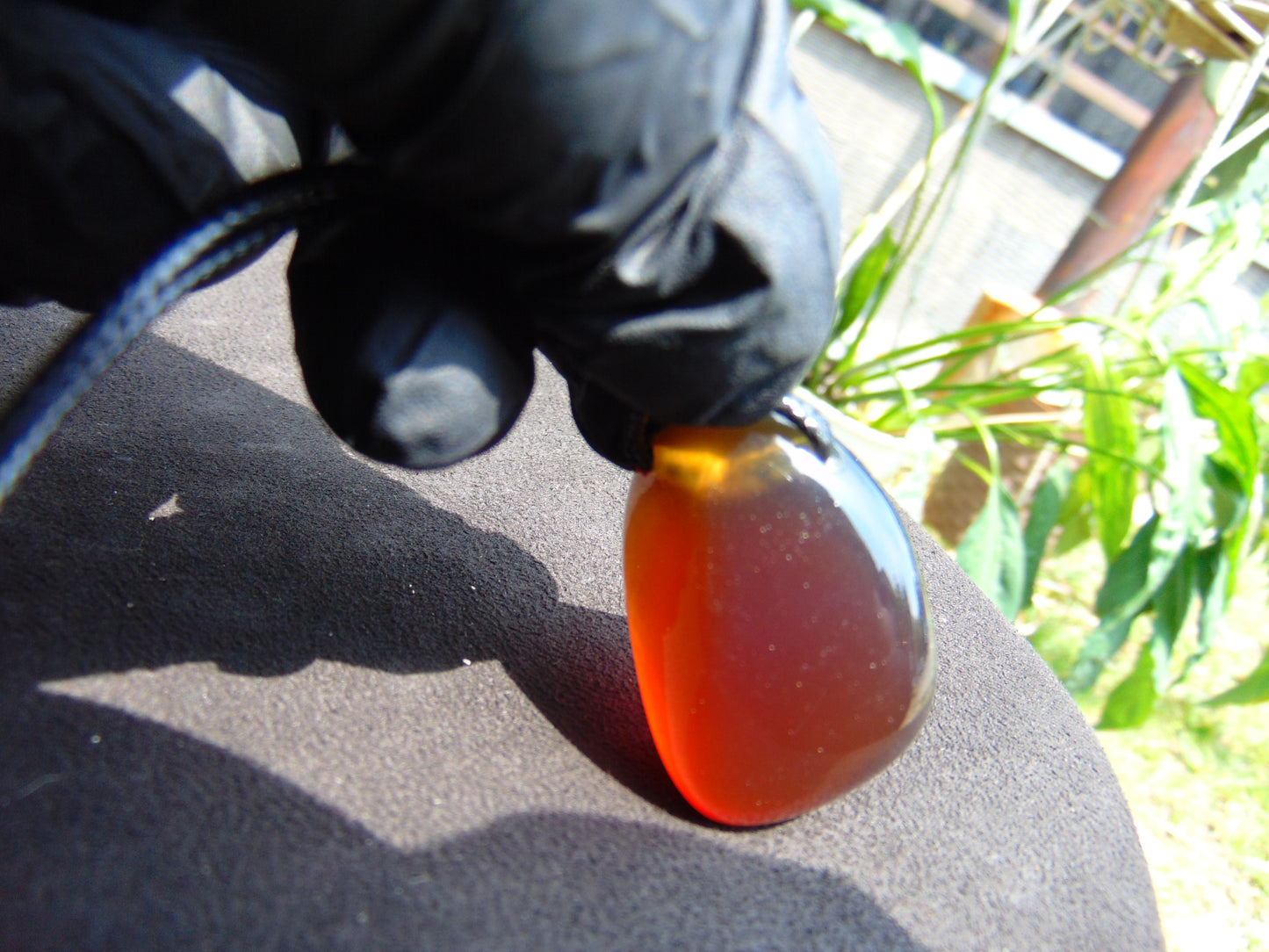 13 gr Pendant Indonesian Blue Amber for Healing PB100