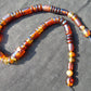 53 gram Small Beads Combination Necklace Indonesian Yellow Blue Amber for Healing NE9