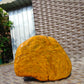 707 gram Polished Indonesia Yellow Fragrance Amber for Healing FK2
