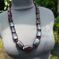 117 gram Small Beads Combination Necklace Indonesian Cherry Red Amber for Healing NE54