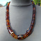 53 gram Small Beads Combination Necklace Indonesian Yellow Blue Amber for Healing NE9