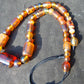 51 gram Small Beads Combination Necklace Indonesian Yellow Blue Amber for Healing NE10