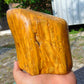 731 gram Polished Indonesia Yellow Fragrance Amber for Healing FK9