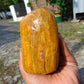 731 gram Polished Indonesia Yellow Fragrance Amber for Healing FK9