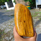 731 gram Polished Indonesia Yellow Fragrance Amber for Healing FK9
